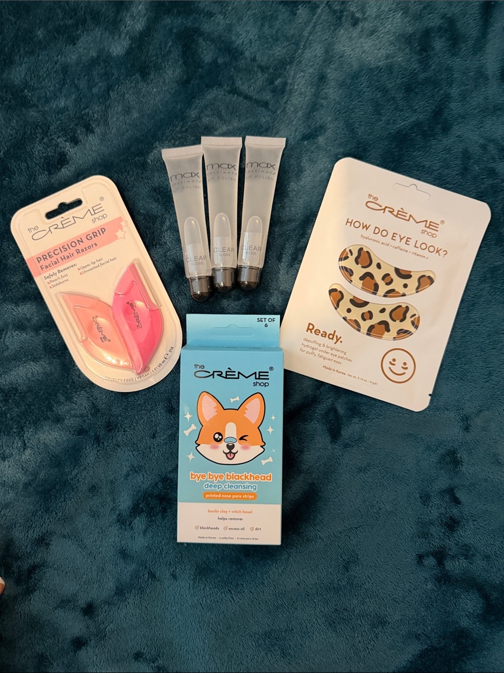 The Crème Shop Pink Precision Grip Facial Hair Razors - Packaged